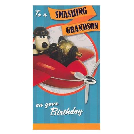 Grandson Wallace & Gromit Birthday Card £1.75